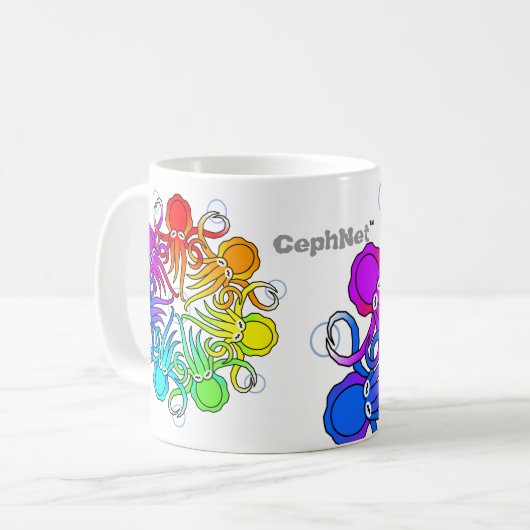 CephNet (TM)のマグ コーヒーマグカップ (正面左)