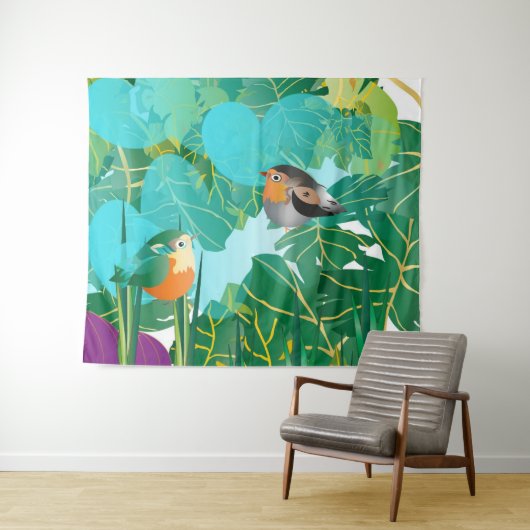 C'era una volta un mondo colorato... タペストリー (インサイチュ(横))