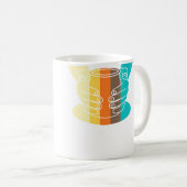 Ceramic Artist Vintage Style Pottery コーヒーマグカップ (正面右)