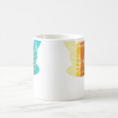 Ceramic Artist Vintage Style Pottery コーヒーマグカップ (中央)