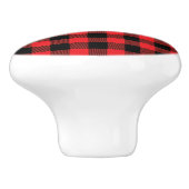 Ceramic Buffalo Plaid セラミックノブ (側面)