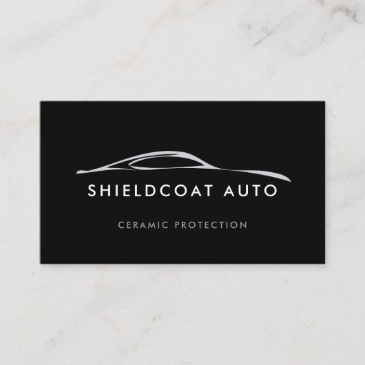 Ceramic Coating Auto Detailing 名刺 (正面)