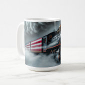 Ceramic Coffee Mug Freedom Steam Engine コーヒーマグカップ (正面左)