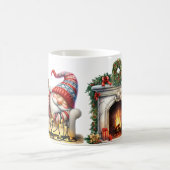 Ceramic Coffee Mug Sleeping Santa Gnome コーヒーマグカップ (中央)