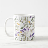 Ceramic Coffee Mug with Wraparound Flower Print コーヒーマグカップ (左)