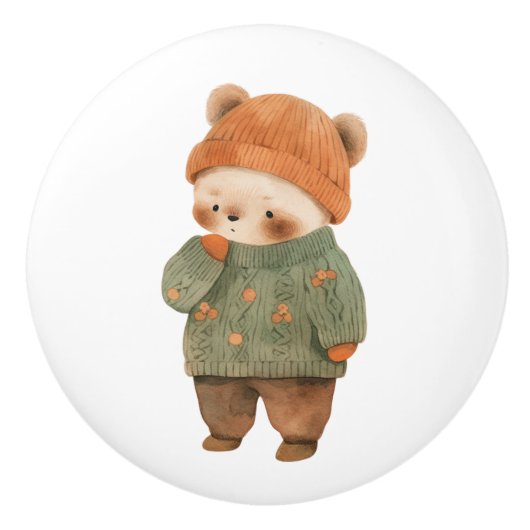 Ceramic Drawer Pull - Edgar セラミックノブ (正面)