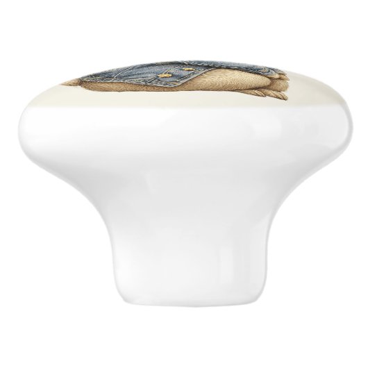 Ceramic Drawer Pull - Fleeting Daydream (B) セラミックノブ (側面)