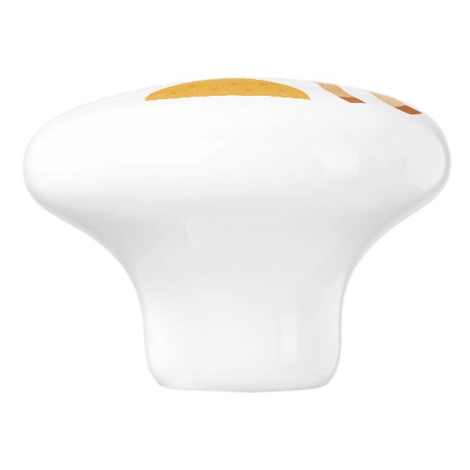 Ceramic Drawer Pull - Performing Circus Pony セラミックノブ (側面)