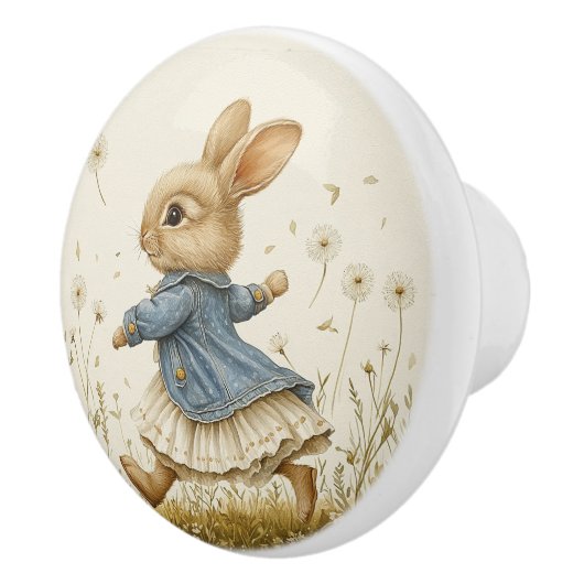 Ceramic Drawer Pull - Running Free セラミックノブ (右)