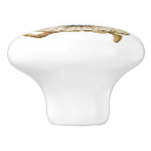 Ceramic Drawer Pull - Running Free no Background セラミックノブ (側面)