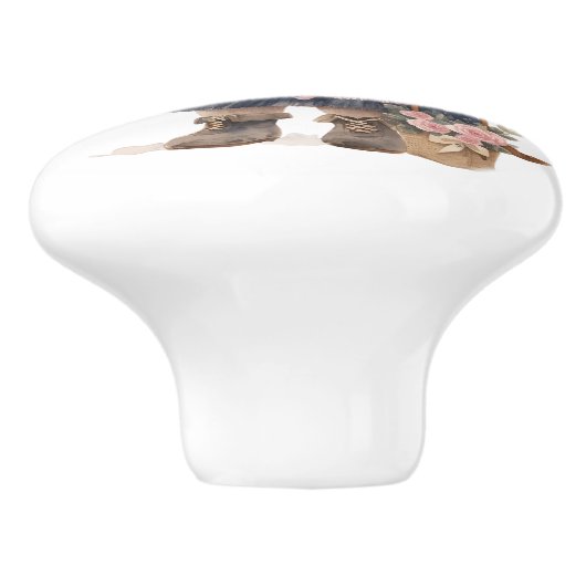 Ceramic Drawer Pull - Sally セラミックノブ (側面)