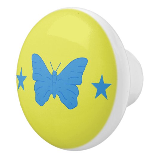 Ceramic knob pull with flag of Bady Bassit セラミックノブ (右)