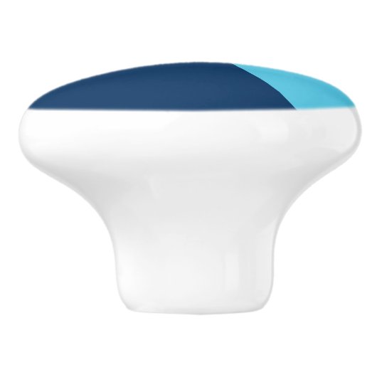 Ceramic knob pull with flag of Minnesota, USA セラミックノブ (側面)