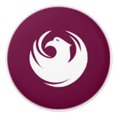 Ceramic knob pull with flag of Phoenix City セラミックノブ (正面)