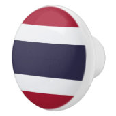Ceramic knob pull with flag of Thailand セラミックノブ (右)