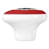 Ceramic knob pull with new flag of Utah, USA セラミックノブ (側面)