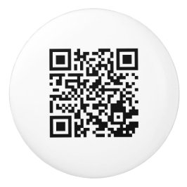 Ceramic Knob with Unique QR Code Design セラミックノブ