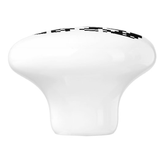 Ceramic Knob with Unique QR Code Design セラミックノブ (側面)