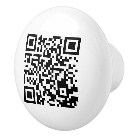 Ceramic Knob with Unique QR Code Design セラミックノブ (右)