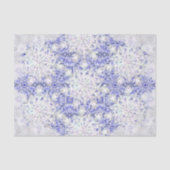 Ceramic lace blue of Greece & snowflake 薄葉紙 (正面)