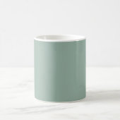 Ceramic Light Green Pastel Solid Color Mug コーヒーマグカップ (中央)