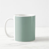 Ceramic Light Green Pastel Solid Color Mug コーヒーマグカップ (左)
