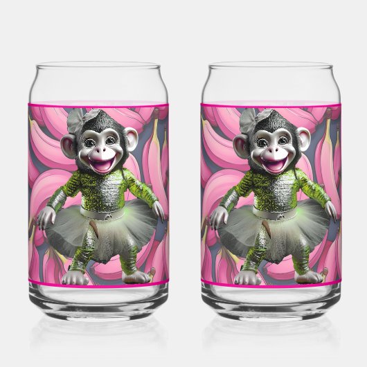 Ceramic Monkey Soda Glass ガラス缶 (裏面)