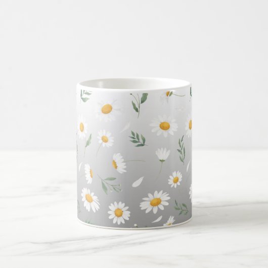 Ceramic mug, Daisy coffee mug, tea cup コーヒーマグカップ (中央)