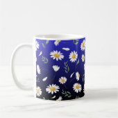 Ceramic mug, Daisy coffee mug, tea cup コーヒーマグカップ (左)