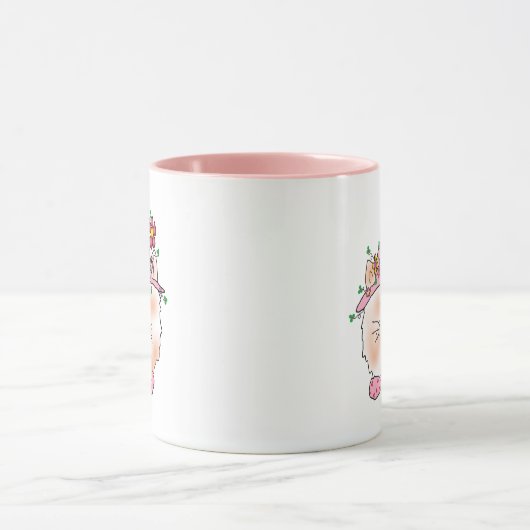 Ceramic Mug Kitty マグカップ (中央)