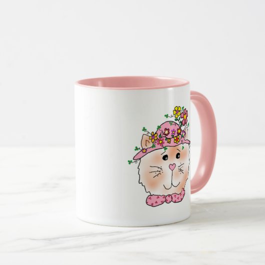 Ceramic Mug Kitty マグカップ (正面右)