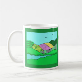 Ceramic Mug - Rolling Hills コーヒーマグカップ