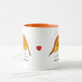 Ceramic Mug Sweet Friendship Birds マグカップ (中央)