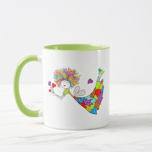 Ceramic Mug Whimsical Fairy マグカップ (左)