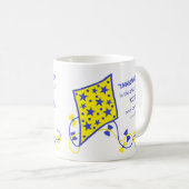 Ceramic Mug - Whimsical Kite with saying コーヒーマグカップ (正面右)