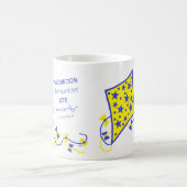 Ceramic Mug - Whimsical Kite with saying コーヒーマグカップ (中央)