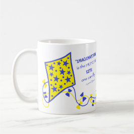 Ceramic Mug - Whimsical Kite with saying コーヒーマグカップ