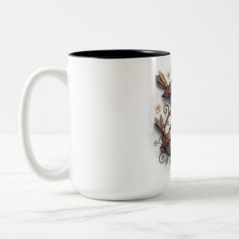 Ceramic Mug With Birds ツートーンマグカップ