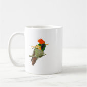 Ceramic mug with Tufted Coquette design コーヒーマグカップ (左)