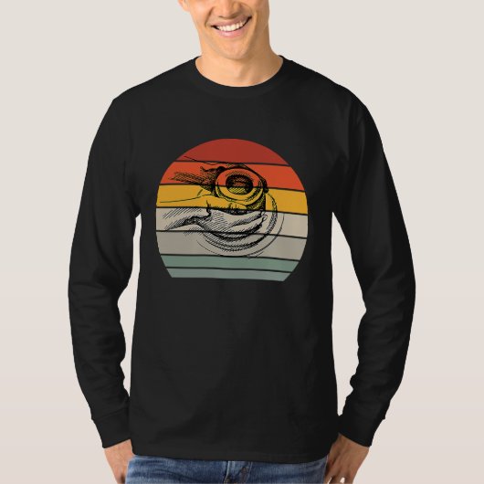 Ceramic Retro Kiln It for Pottery Tシャツ (正面)