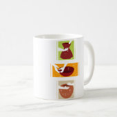 Ceramic Retro Kiln Pottery Lover I Pottery コーヒーマグカップ (正面右)