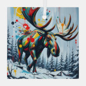 Ceramic Square Ornament ガラスオーナメント (裏面)