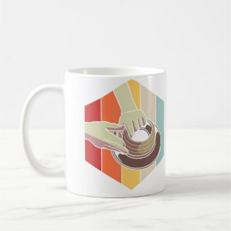 Ceramic Teacher Retro Pottery コーヒーマグカップ