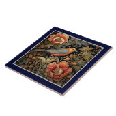 Ceramic Tile - Art Nouveau Bird Design タイル (側面)