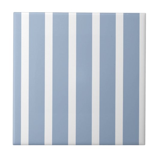 Ceramic Tile  Blue Stripe  タイル (正面)