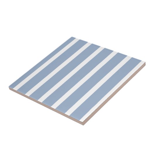 Ceramic Tile  Blue Stripe  タイル (側面)
