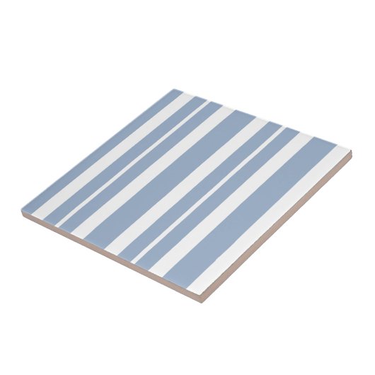 Ceramic Tile  Blue Stripe  タイル (側面)