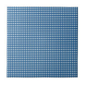 Ceramic Tile  Blue Stripe Square タイル (正面)
