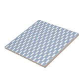 Ceramic Tile  Blue Stripe Square タイル (側面)