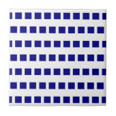 Ceramic Tile Blue & White Checkered タイル (正面)